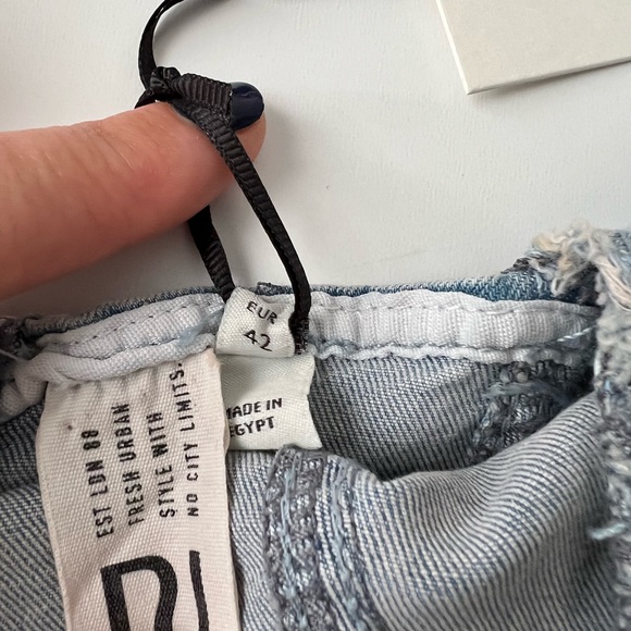 [NWT] River Island Puff Sleeve Denim Dress - Picture 10 of 10